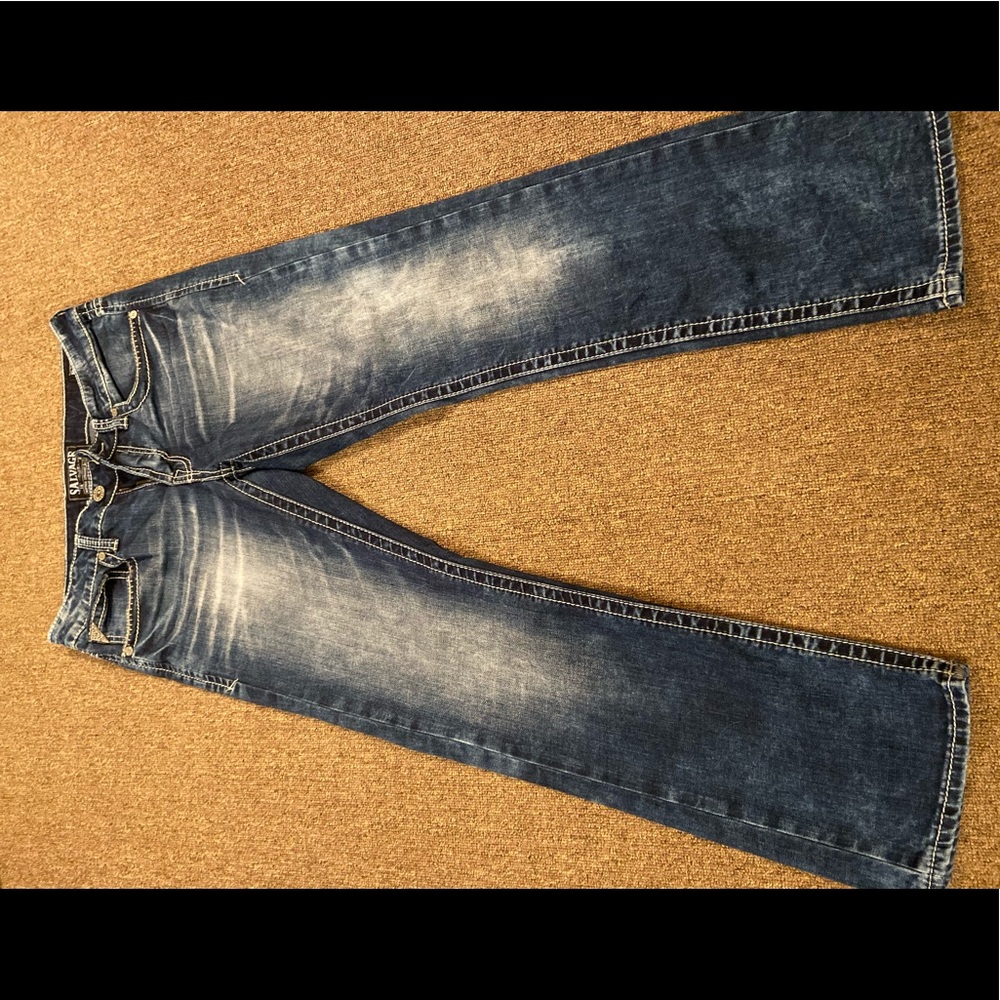 Salvage straight jeans